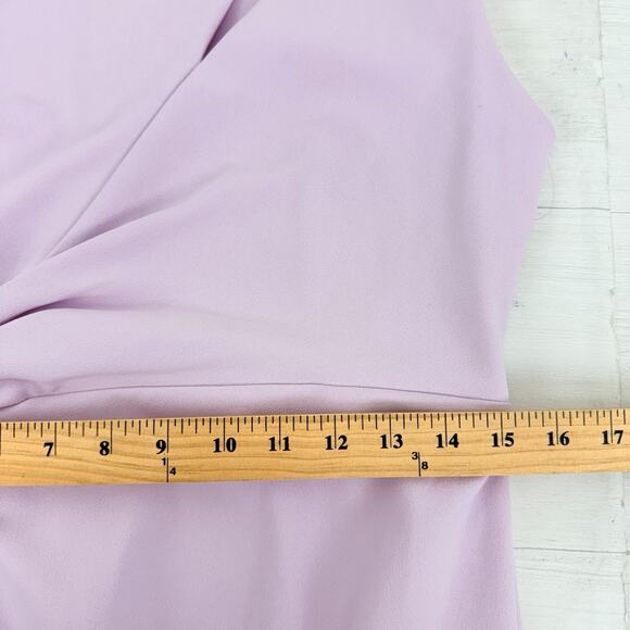 Calvin Klein Keyhole Sheath Dress Size 10 Lilac Pastel Knee Length Cocktail NEW - Picture 13 of 16